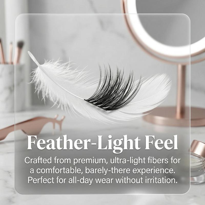 Beauty Makeup Events - Individual Cluster Eyelash Extensions Mixed Length