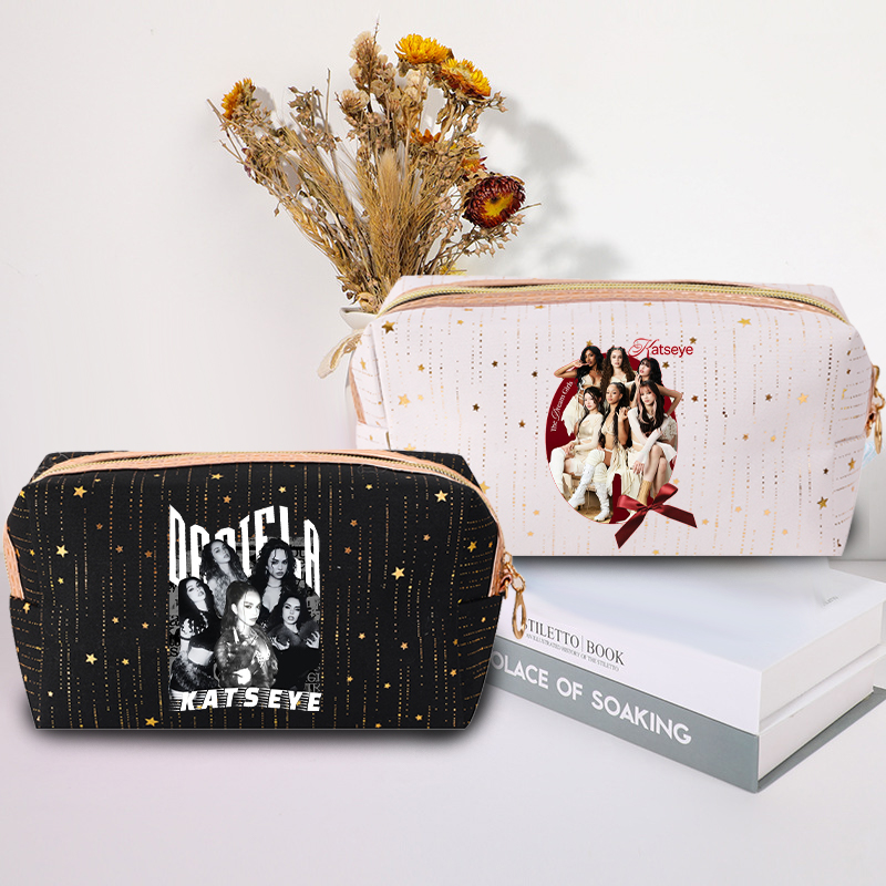 Beauty Makeup Vanity - Fashion K POP K-KATSEYE Makeup Bag