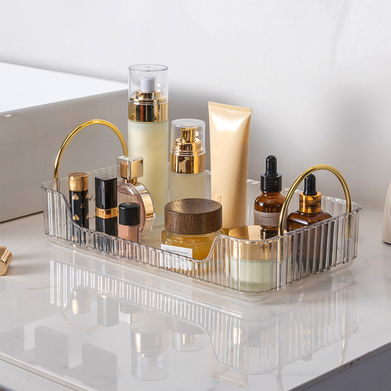 Bathroom Organizer Rack Light  - Beauty Makeup Vanity 评论和价格