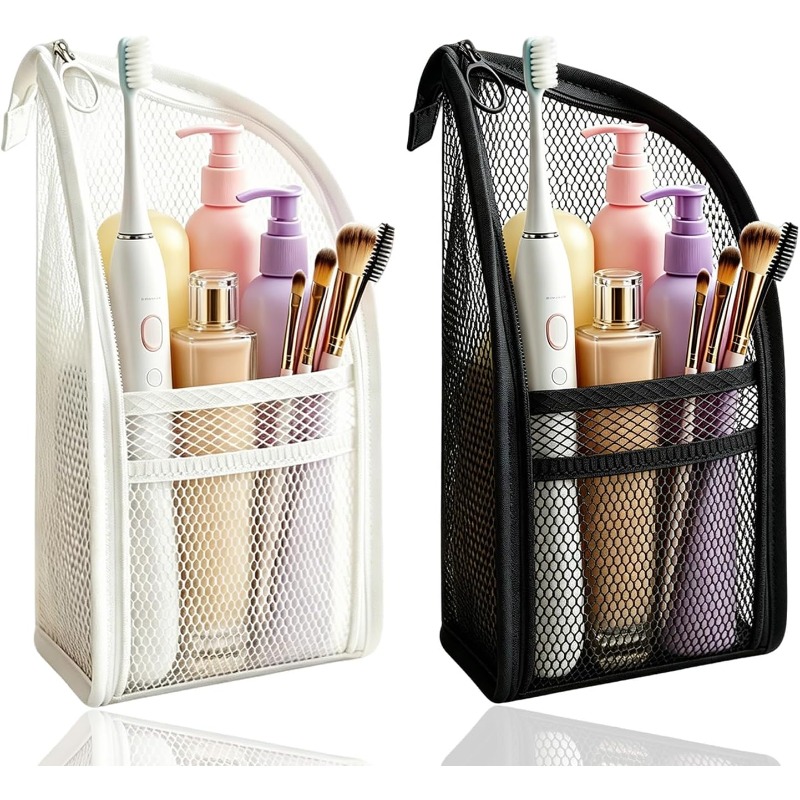 Mesh Toiletry Bag Breathable Q - Beauty Makeup Vanity 评论和价格