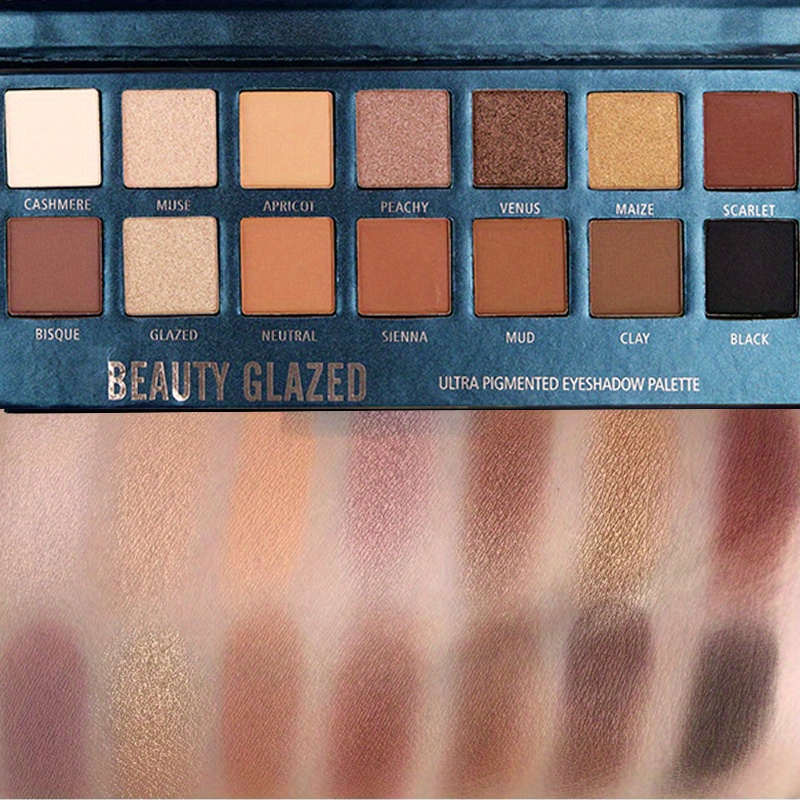 BEAUTY GLAZED 14 Colors Eyesha - Beauty Makeup Eyeshadow Palette 评论和价格