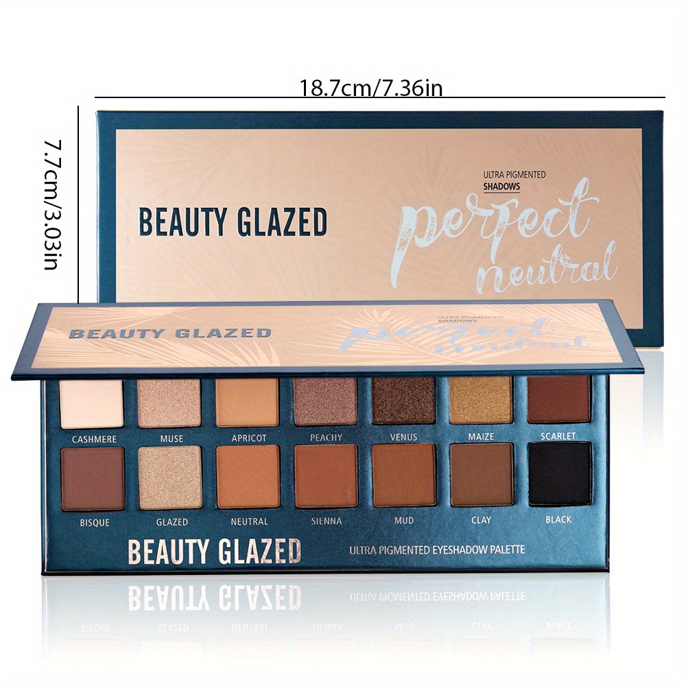 BEAUTY GLAZED 14 Colors Eyesha - Beauty Makeup Eyeshadow Palette 评论和价格
