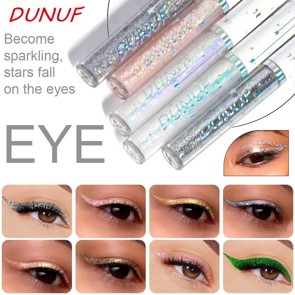 6 Pcs Glitter Eyeliner Set Gol - Beauty Makeup Events 评论和价格