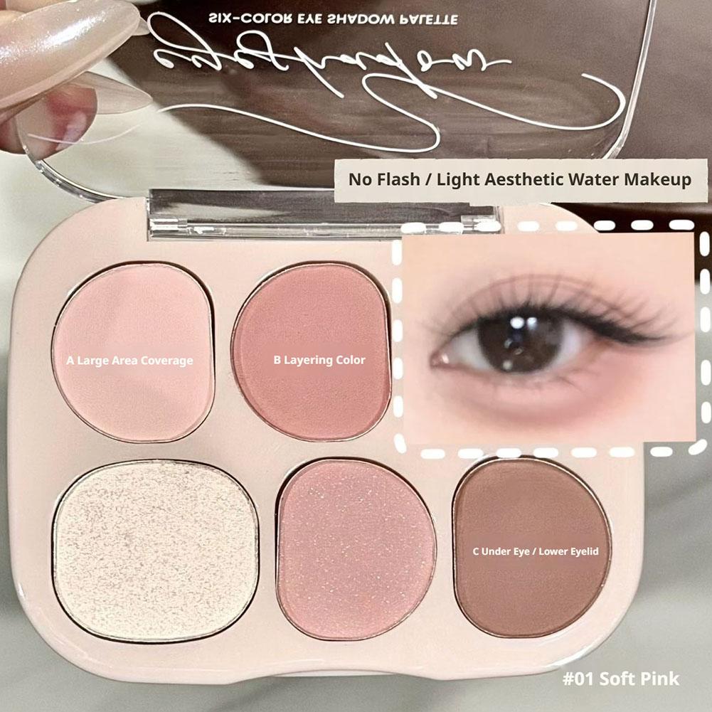 6 Colors Matte Eyeshadow Blush - Beauty Makeup Eyeshadow Palette 评论和价格