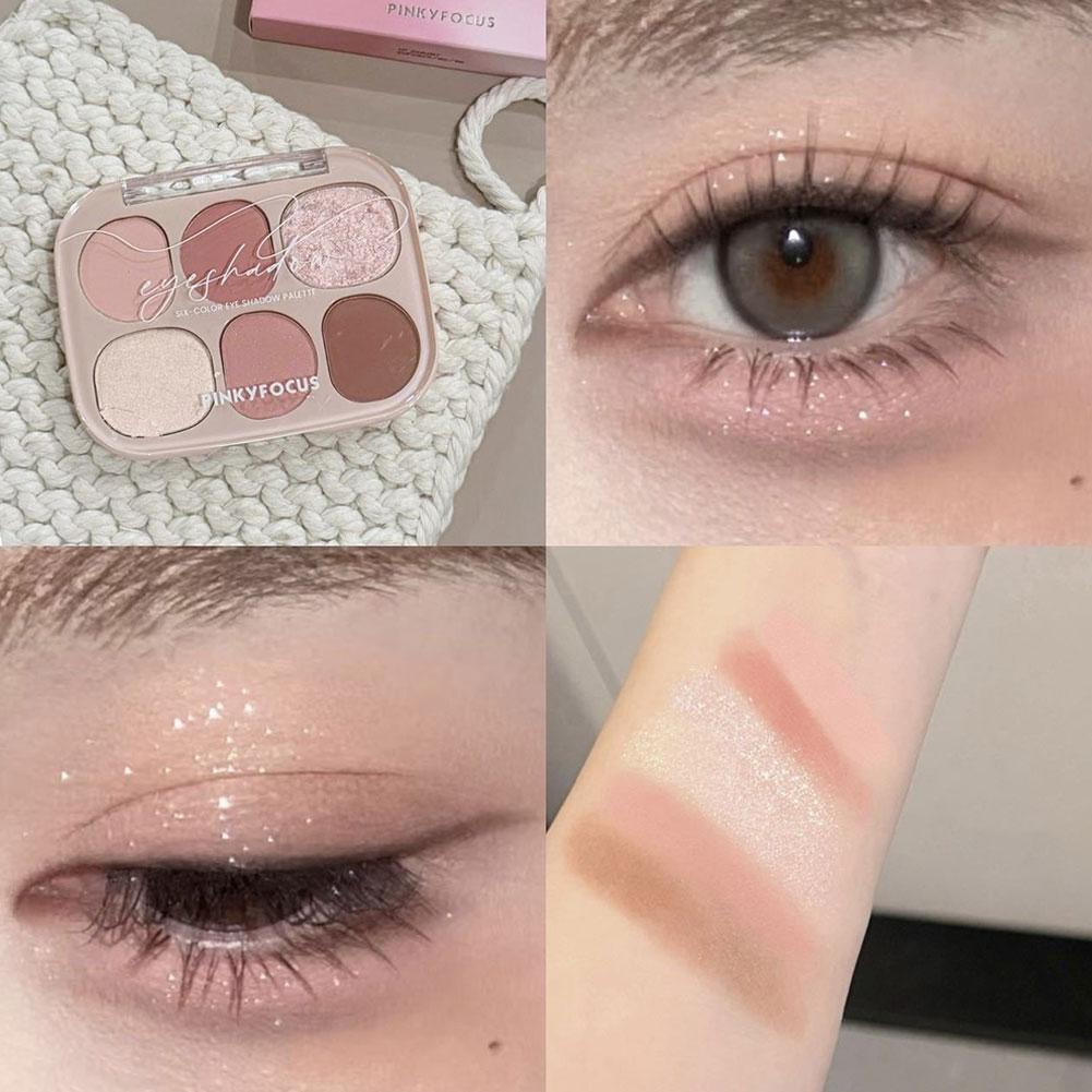 6 Colors Matte Eyeshadow Blush - Beauty Makeup Eyeshadow Palette 评论和价格