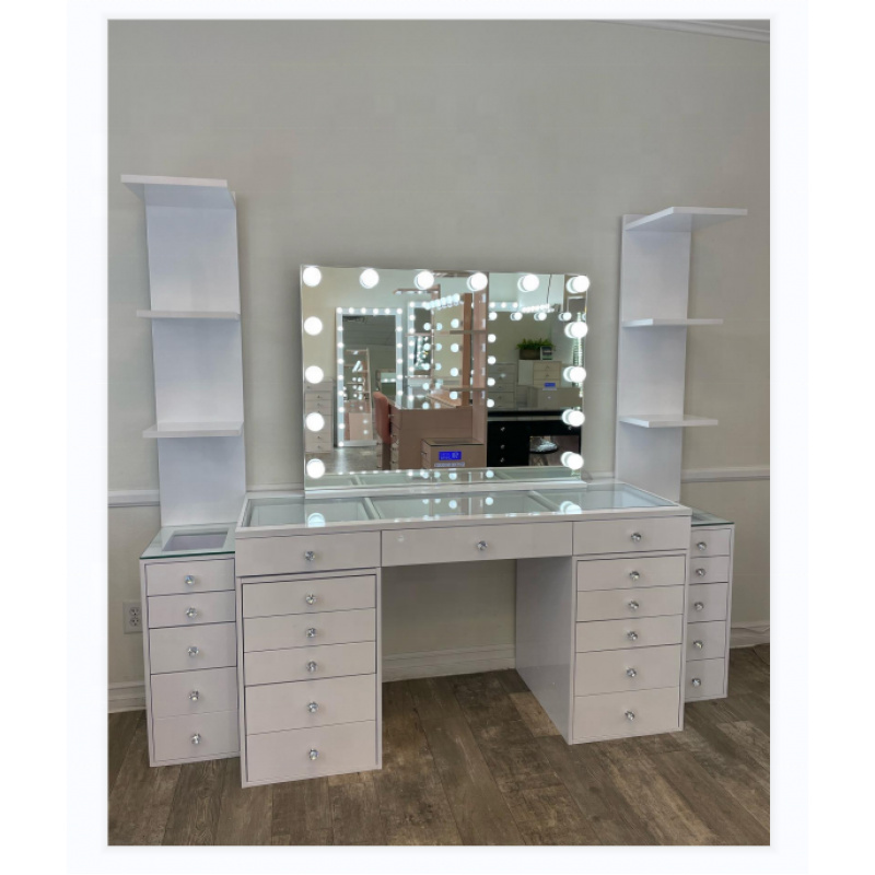 custom.LED Lighted Mirror Make - Beauty Makeup Usa 评论和价格