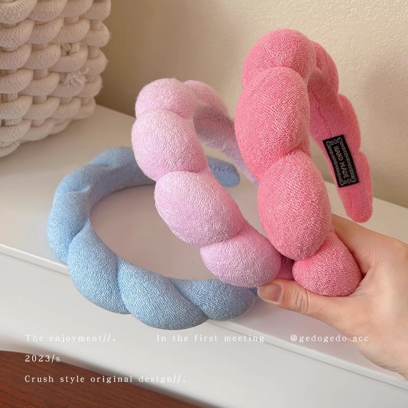 Retro Puffy Hair Band Sponge H - Beauty Makeup Girl 评论和价格