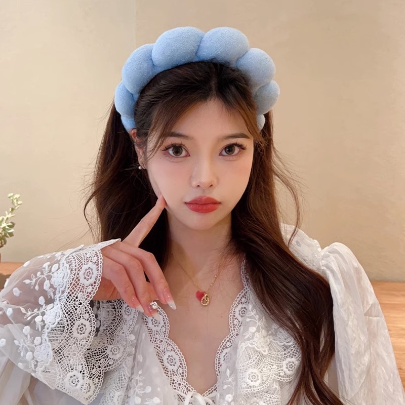 Retro Puffy Hair Band Sponge H - Beauty Makeup Girl 评论和价格