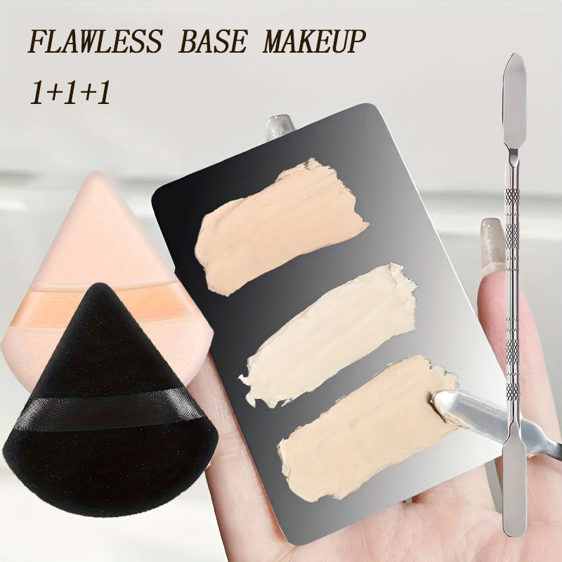 Stainless Steel Makeup Mixer N - Beauty Makeup Eyeshadow Palette 评论和价格