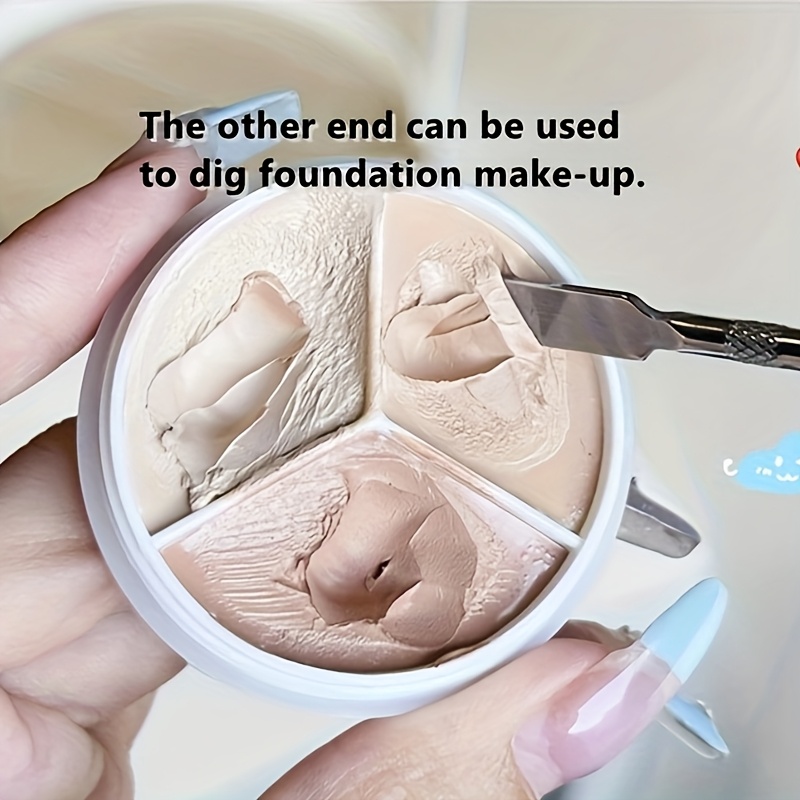 Stainless Steel Makeup Mixer N - Beauty Makeup Eyeshadow Palette 评论和价格