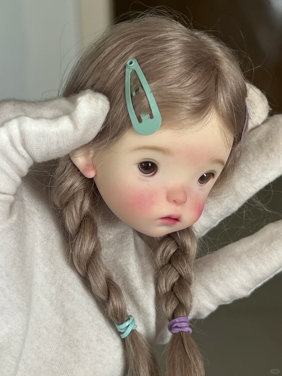 SD BJD Doll 1/6 Landoudou Head - Beauty Makeup Girl 评论和价格