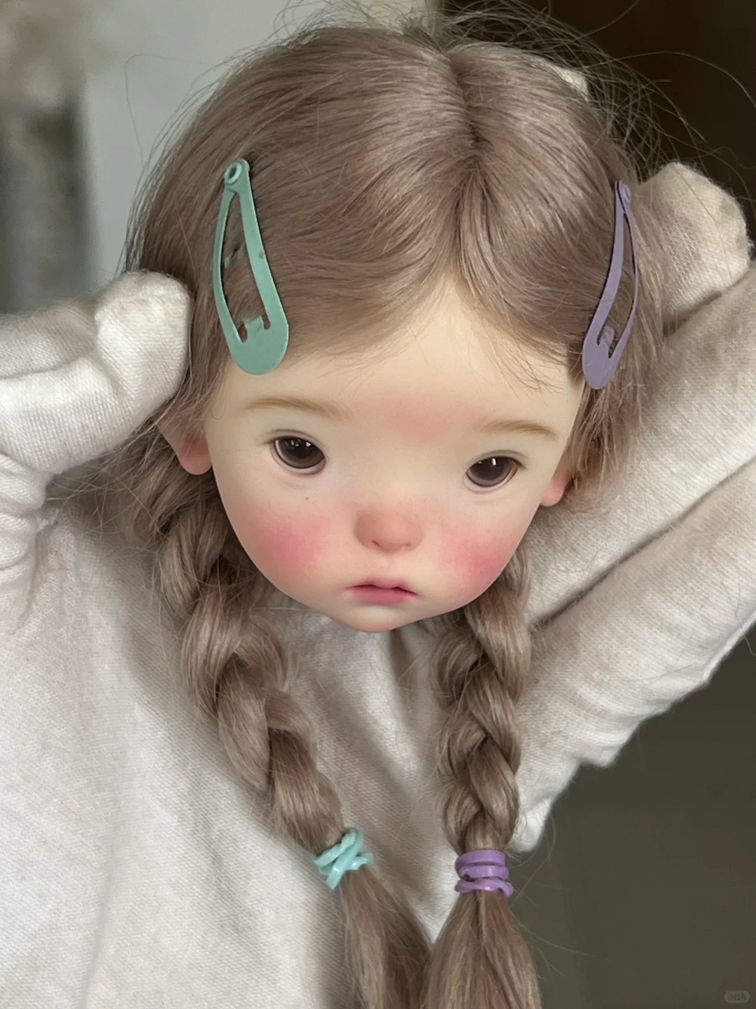 SD BJD Doll 1/6 Landoudou Head - Beauty Makeup Girl 评论和价格