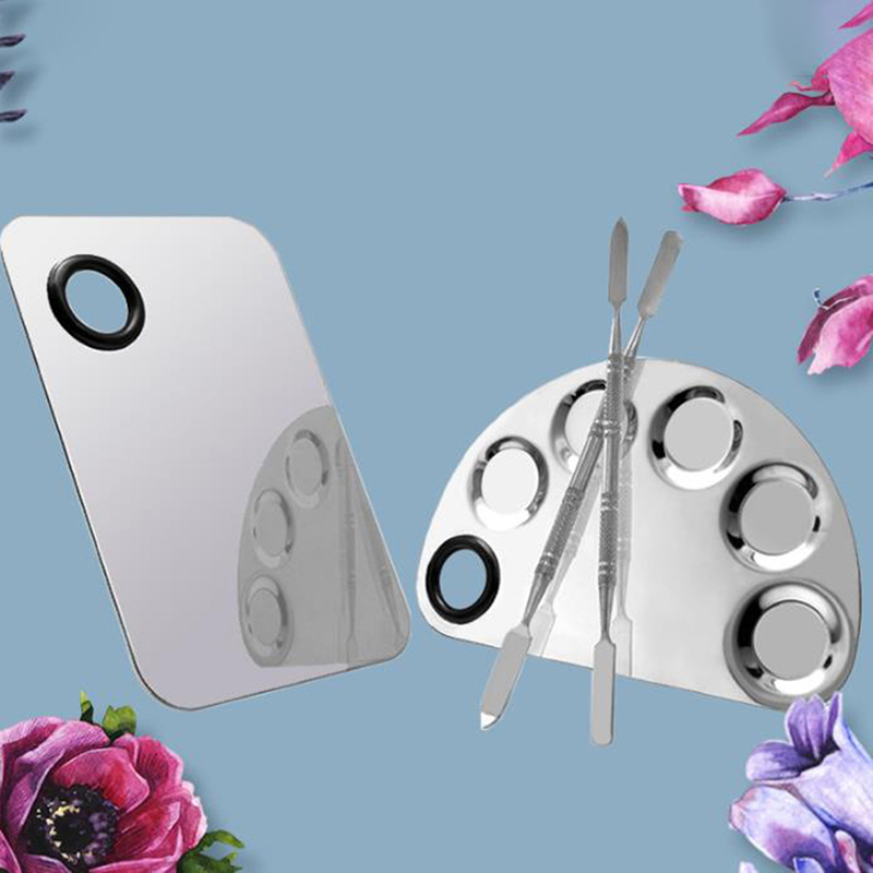 Stainless Steel Makeup Mixer N - Beauty Makeup Eyeshadow Palette 评论和价格
