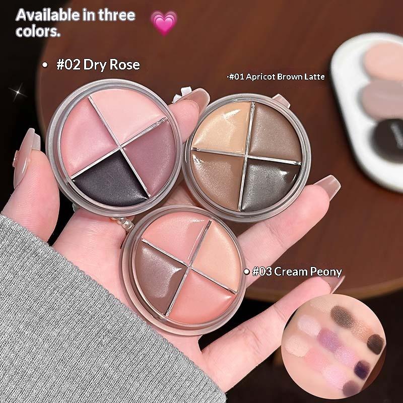 Cappuvini 4 Color Matte Velvet - Beauty Makeup Eyeshadow Palette 评论和价格