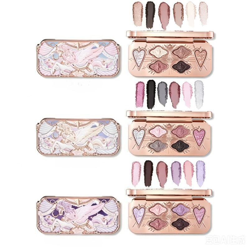 Flower Knows Knight Unicorn Ey - Beauty Makeup Eyeshadow Palette 评论和价格