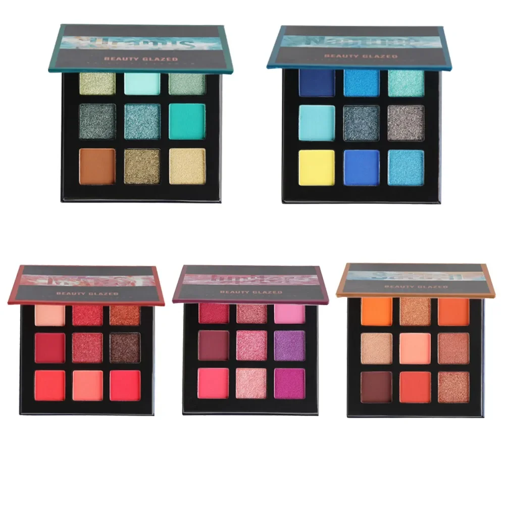 Beauty GLAZED Eyeshadow Palett - Beauty Makeup Eyeshadow Palette 评论和价格