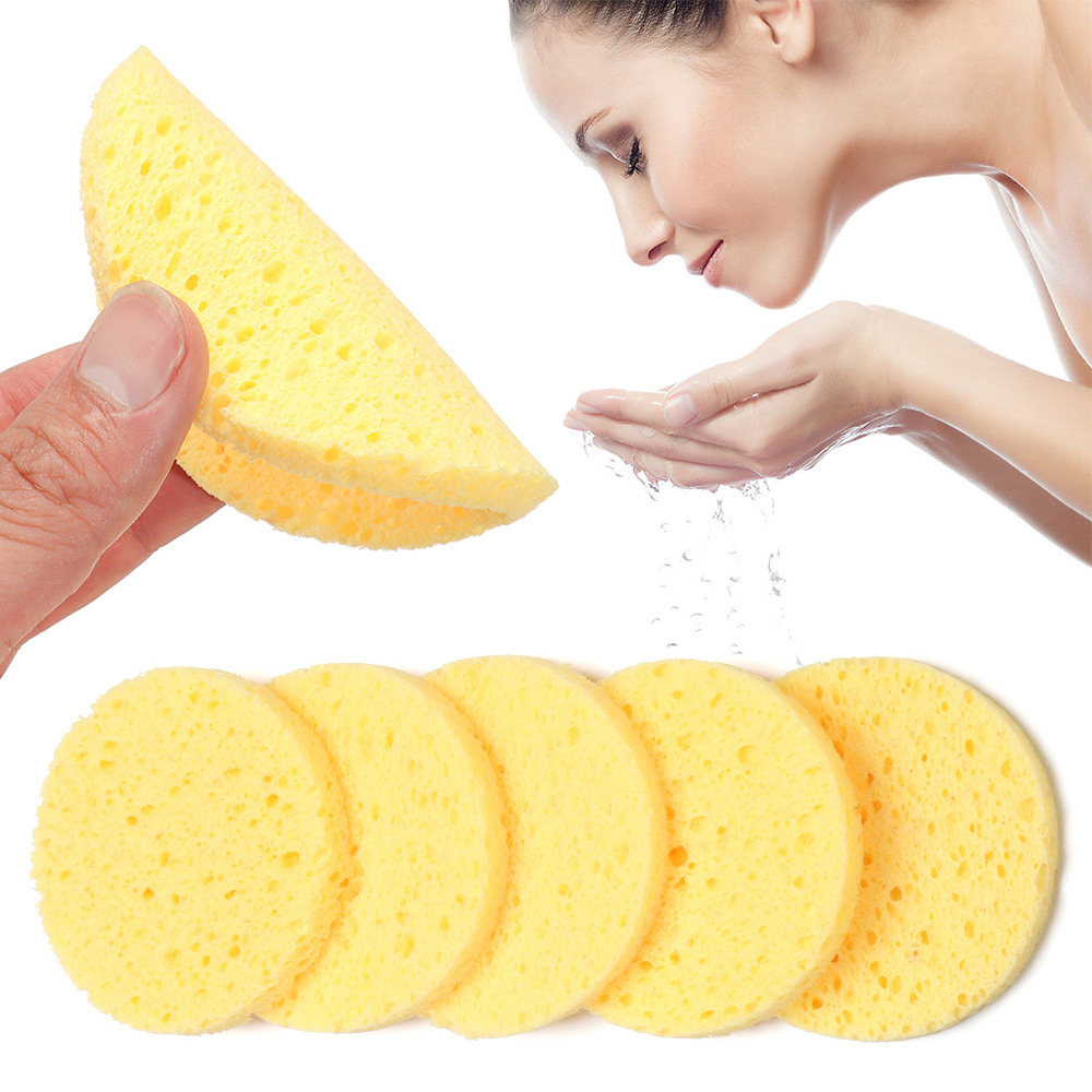 10pcs 6-9cm Yellow Face Round  - Beauty Makeup Vanity 评论和价格