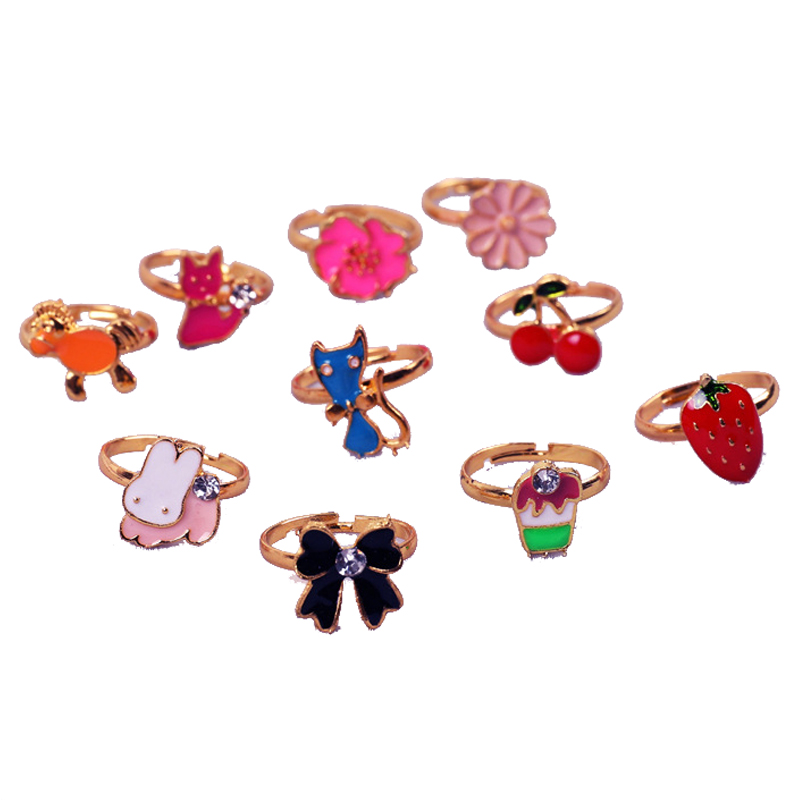 10/20 pcs Children Cute Ring A - Beauty Makeup Girl 评论和价格