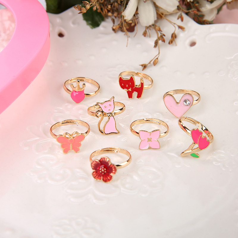 10/20 pcs Children Cute Ring A - Beauty Makeup Girl 评论和价格