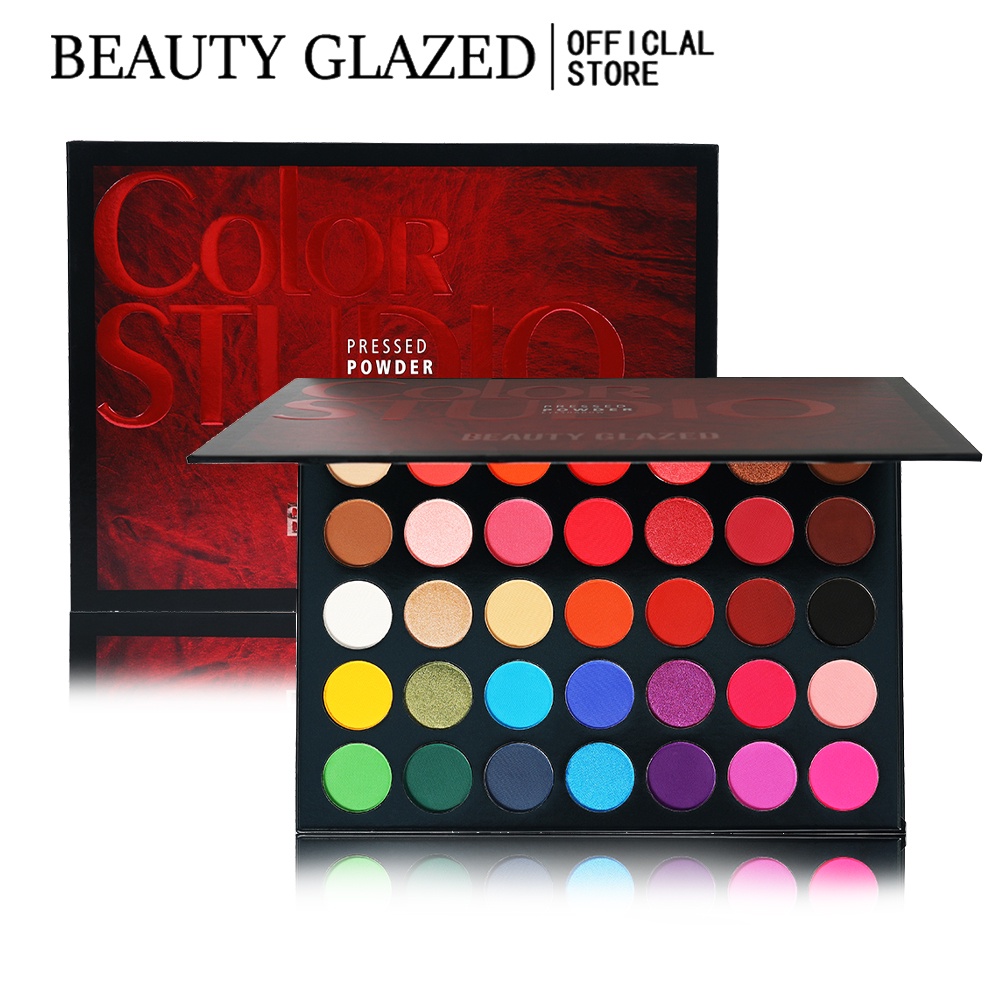 BEAUTY GLAZED Palette Eyeshado - Beauty Makeup Eyeshadow Palette 评论和价格