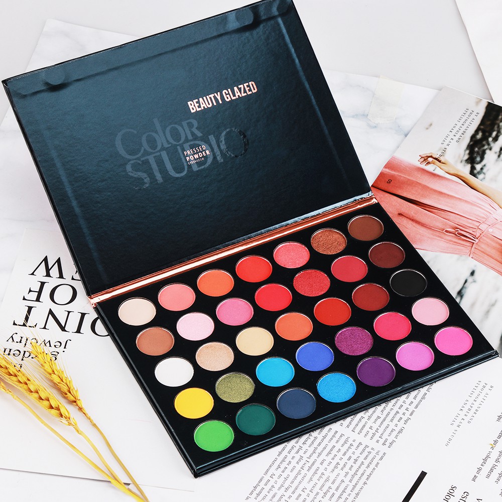 BEAUTY GLAZED Palette Eyeshado - Beauty Makeup Eyeshadow Palette 评论和价格