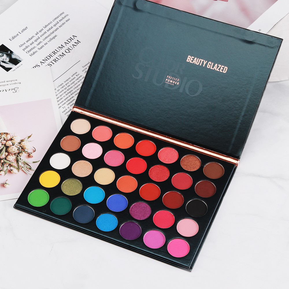 BEAUTY GLAZED Palette Eyeshado - Beauty Makeup Eyeshadow Palette 评论和价格