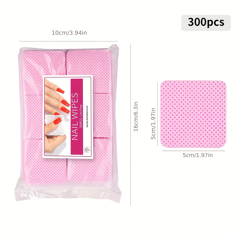 600pcs/2bag Hairless Nail Poli - Beauty Makeup Vanity 评论和价格