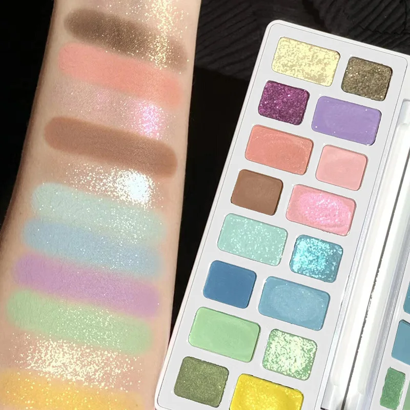 K'APEINE 16-Color Eyeshadow Pa - Beauty Makeup Eyeshadow Palette 评论和价格
